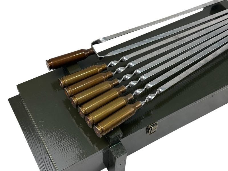 Подарунковий набір шампурів GrillMaster Гільза KS-7101 фото