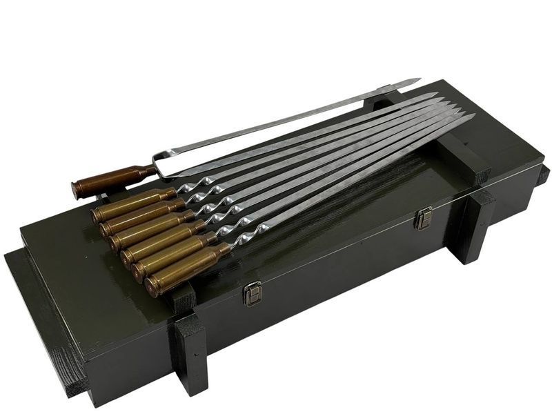 Подарунковий набір шампурів GrillMaster Гільза KS-7101 фото